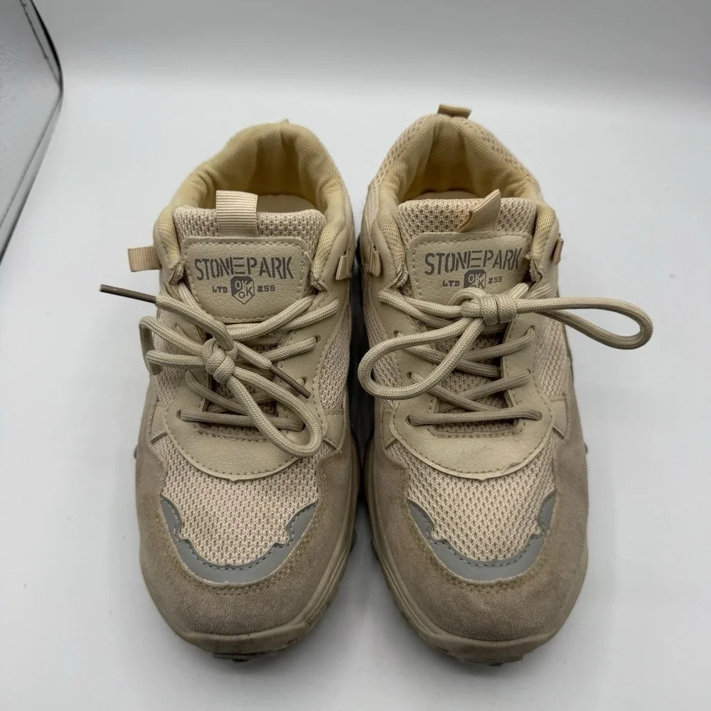 Stone Park Sneakers Women 7.5 (38) Platform Chunky Casual Streetwear Shoes